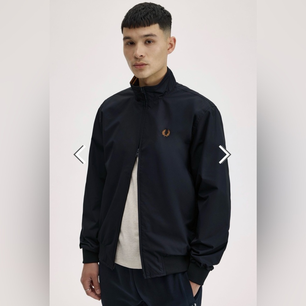 Fred Perry Brentham tennis club navy jacket size large - Picture 3 of 16